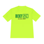 HCKYSZN (Deke Dangle) Adult Performance Tee - Neon Yellow/Kelly Green/Black