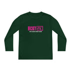Every Season is HCKY SZN Youth Competitor Long Sleeve Tee (Hot Pink Logo) - Various Colors