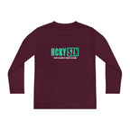 Every Season is HCKY SZN Youth Competitor Long Sleeve Tee (Seafoam Logo) - Various Colors