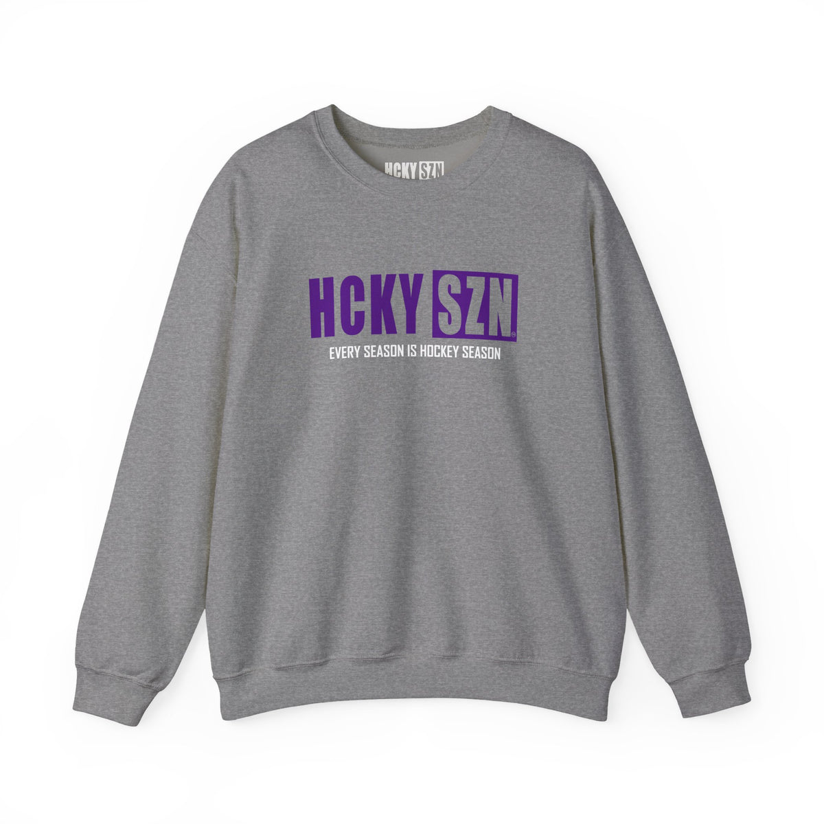HCKY SZN Crewneck Sweatshirt (Purple Logo) - Various Colors