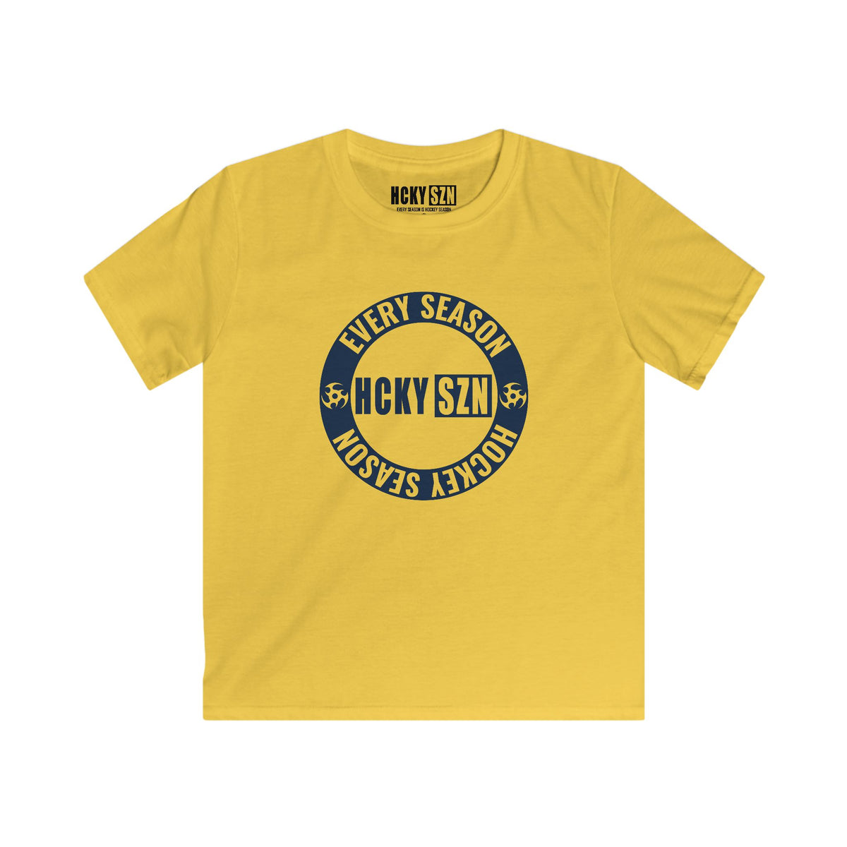 Youth Circle SZN Softstyle Tee (Navy Logo) - Various Colors