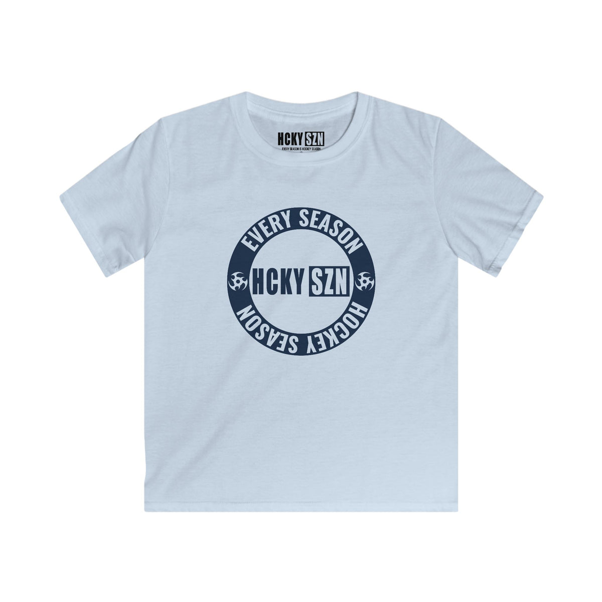 Youth Circle SZN Softstyle Tee (Navy Logo) - Various Colors