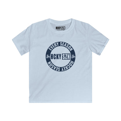 Youth Circle SZN Softstyle Tee (Navy Logo) - Various Colors