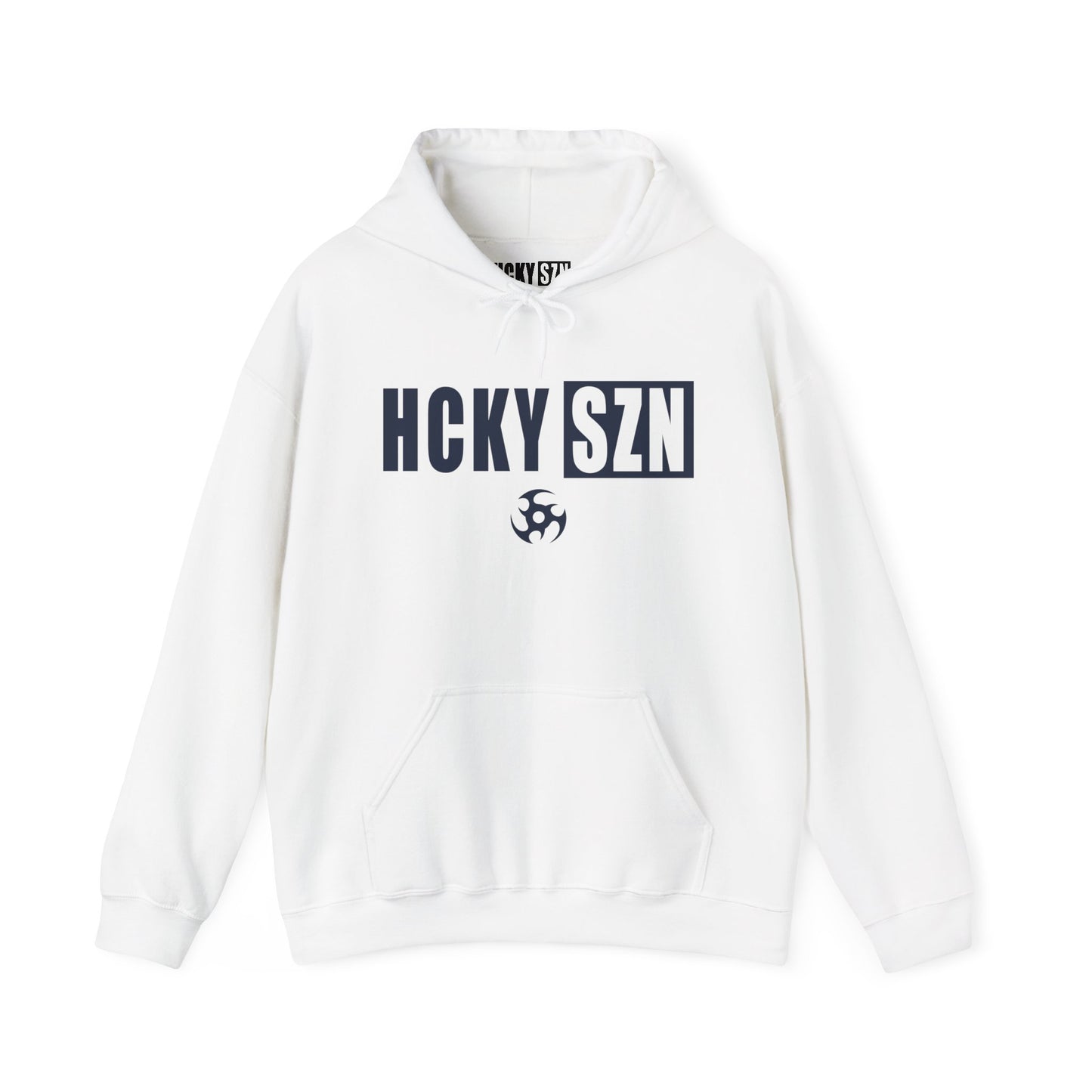 HCKY SZN (Navy Logo) Hooded Sweatshirt - Various Colors