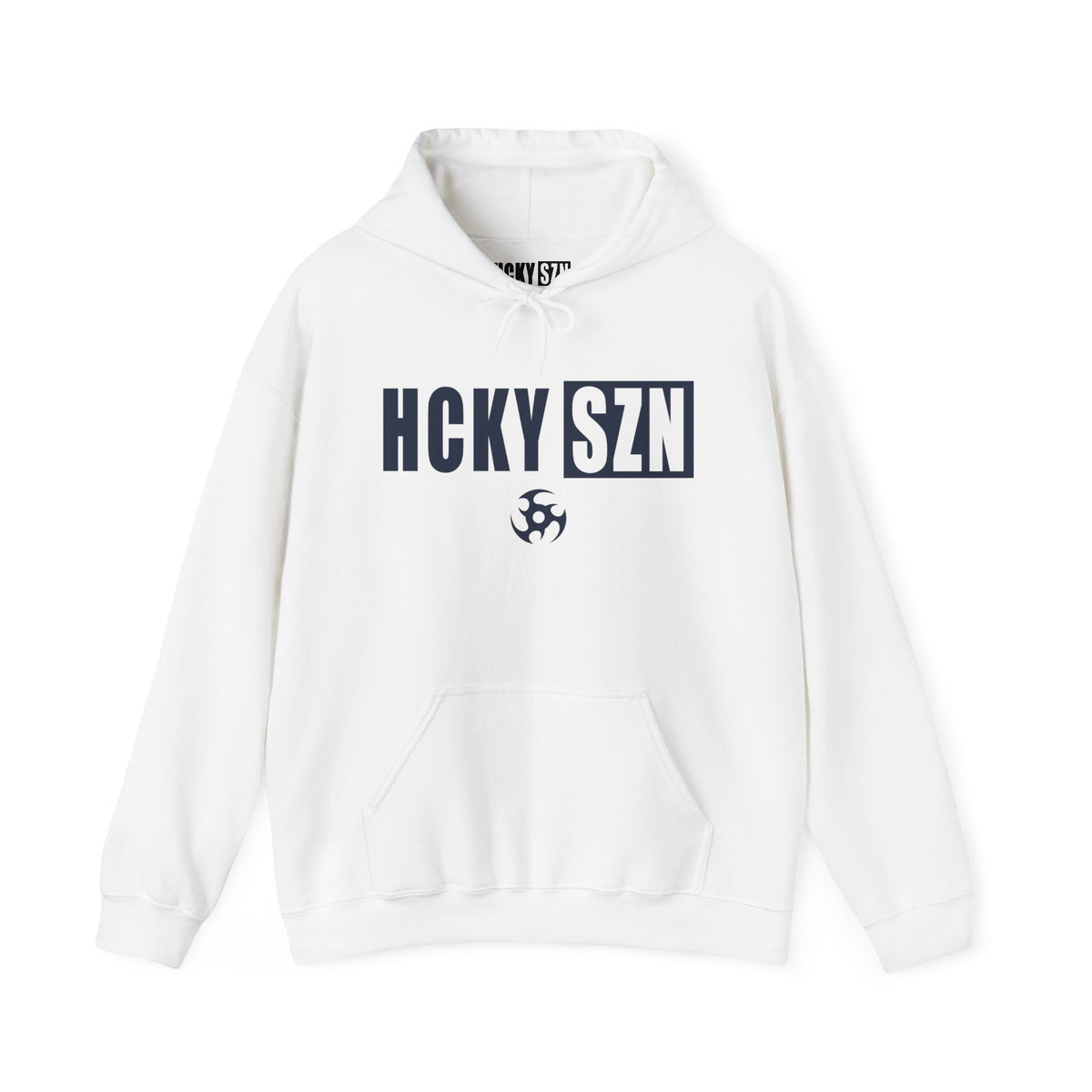 HCKY SZN (Navy Logo) Hooded Sweatshirt - Various Colors