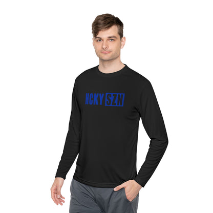 HCKY SZN Performance Long Sleeve Tee (Royal Blue Logo) - Various Colors