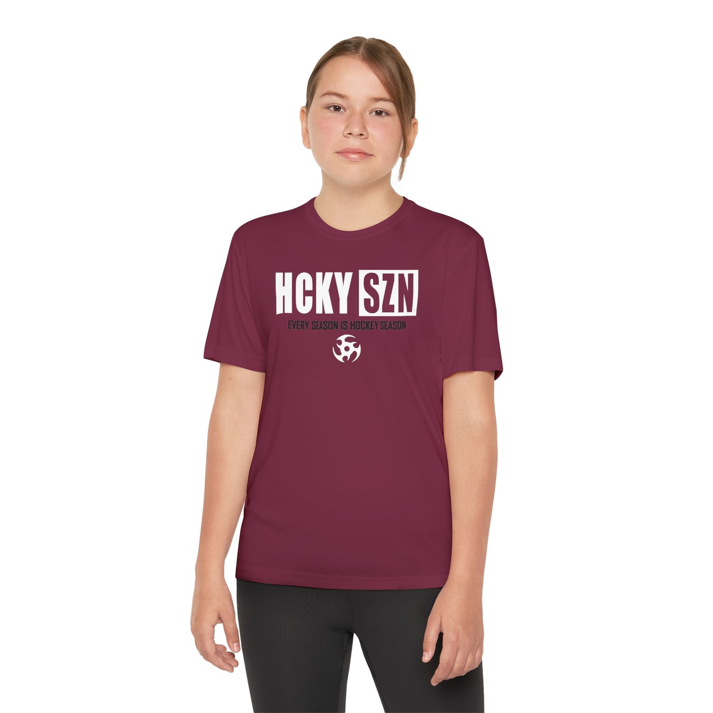 Every Season is HCKY SZN Youth Competitor Tee (White Logo) - Various Colors