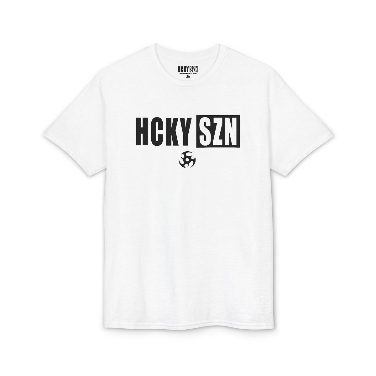 HCKY SZN Simple Star Logo DryBlend Tee Shirt (Black Logo) - Various Colors