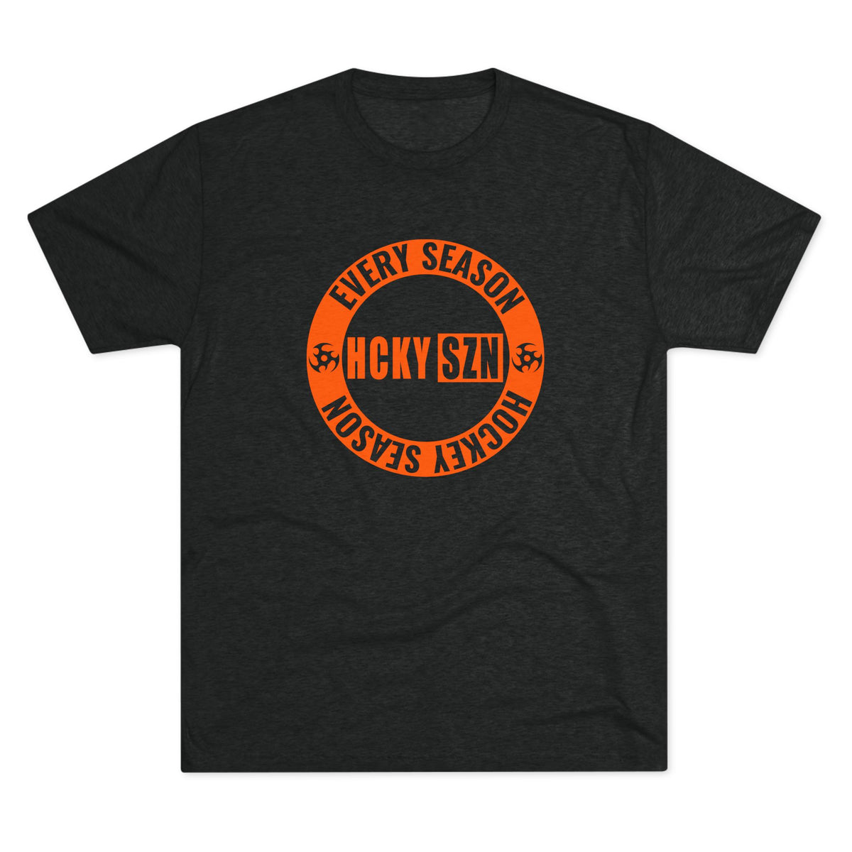 HCKY SZN Circle Logo TriBlend Tee Shirt (Orange) -Various Colors