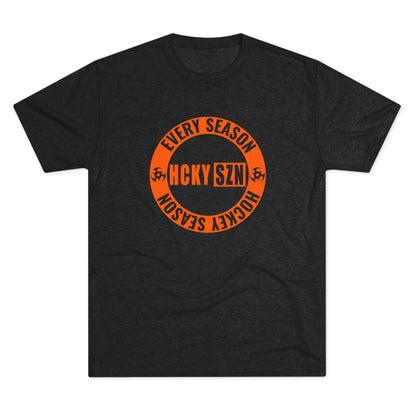 HCKY SZN Circle Logo TriBlend Tee Shirt (Orange) -Various Colors