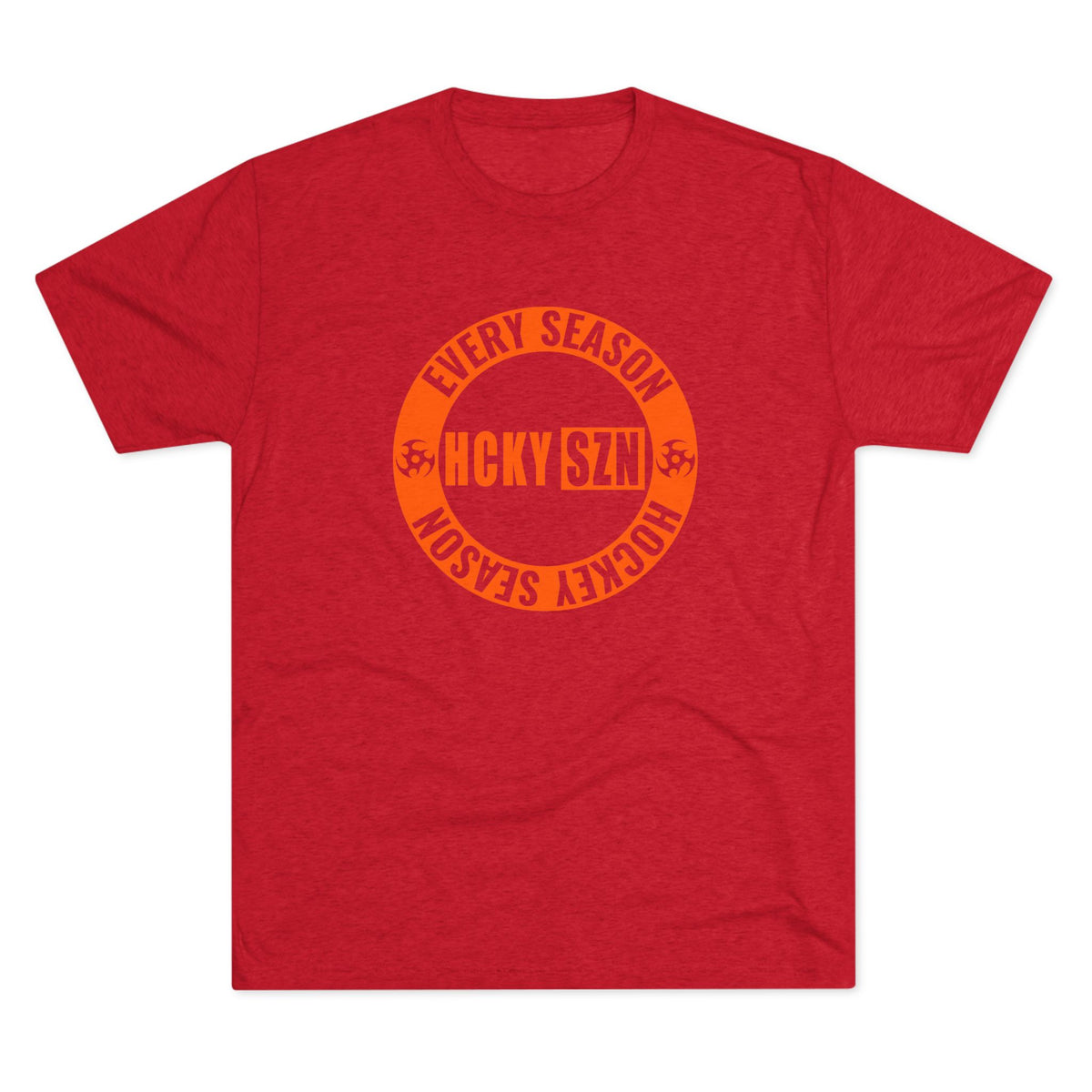 HCKY SZN Circle Logo TriBlend Tee Shirt (Orange) -Various Colors