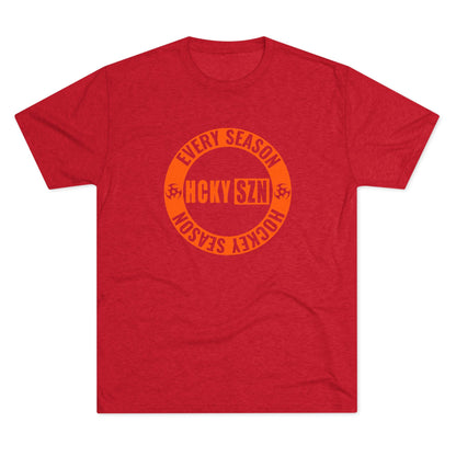 HCKY SZN Circle Logo TriBlend Tee Shirt (Orange) -Various Colors