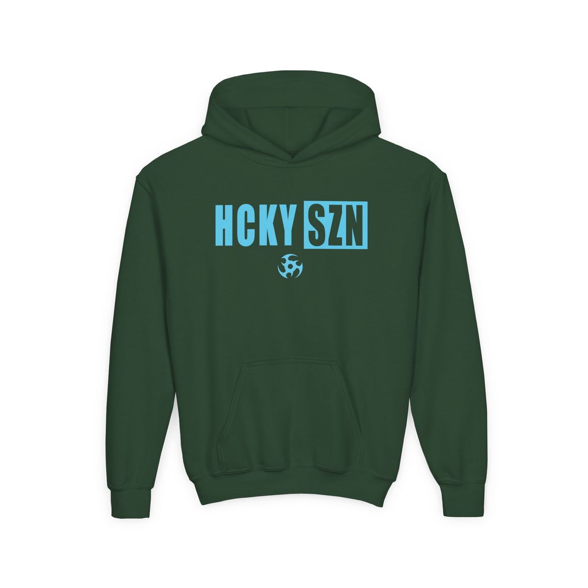 Youth HCKY SZN (Sky Blue Logo) Hooded Sweatshirt - Various Colors