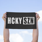 HCKY SZN 11x18 Skate Towel (Black) Hockey Towel