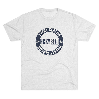 HCKY SZN Circle Logo TriBlend Tee Shirt (Navy) - Various Colors