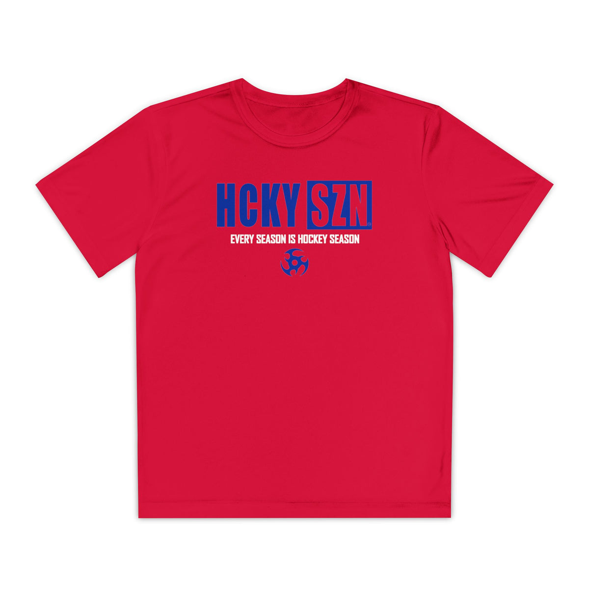 Every Season is HCKYSZN Youth Competitor Tee (Royal Blue Logo) - Various Colors