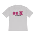 HCKYSZN (Hustle Hit) Adult Performance Tee - Silver/Raspberry/Black