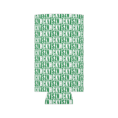 HCKY SZN AOP Slim Can Cooler (Green)