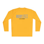 HCKYSZN (All Gas) Long Sleeve Adult Performance Tee - Gold/Grey/Black