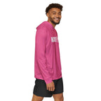 HCKY SZN Big Logo Performance Warmup Hoodie (Pink/White)