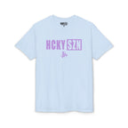HCKY SZN Simple Star DryBlend Tee Shirt (Lavender Logo) - Various Colors