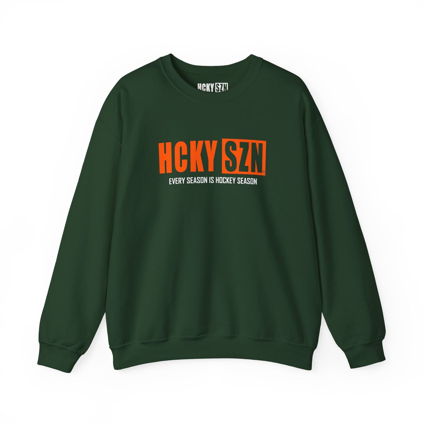 HCKY SZN Crewneck Sweatshirt (Orange Logo) - Various Colors