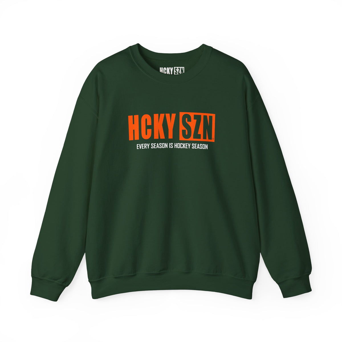 HCKY SZN Crewneck Sweatshirt (Orange Logo) - Various Colors