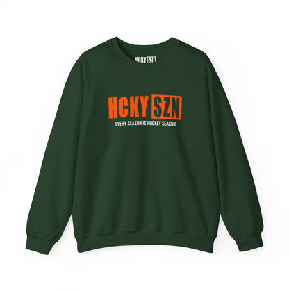 HCKY SZN Crewneck Sweatshirt (Orange Logo) - Various Colors