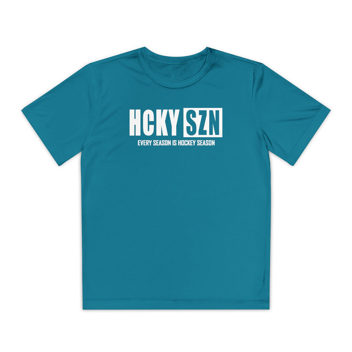 Every Season is HCKYSZN Youth Competitor Tee - White Logo