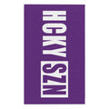 HCKY SZN 11x18 Skate Towel (Purple) Hockey Towel