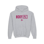 Youth HCKY SZN (Raspberry Logo) Hooded Sweatshirt - Various Colors