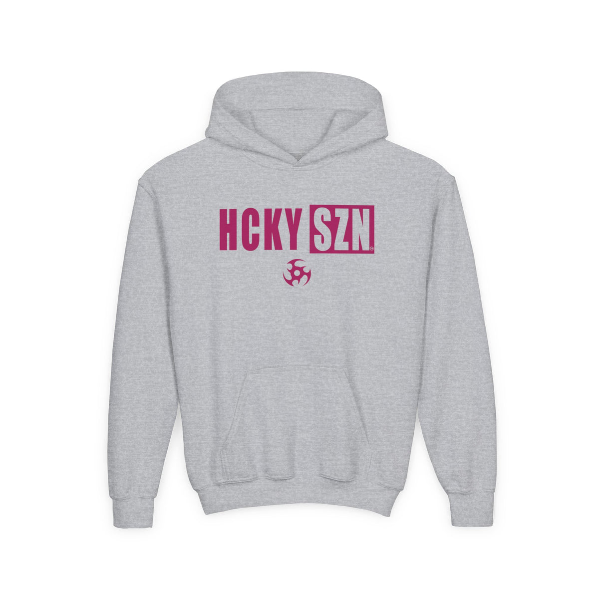 Youth HCKY SZN (Raspberry Logo) Hooded Sweatshirt - Various Colors