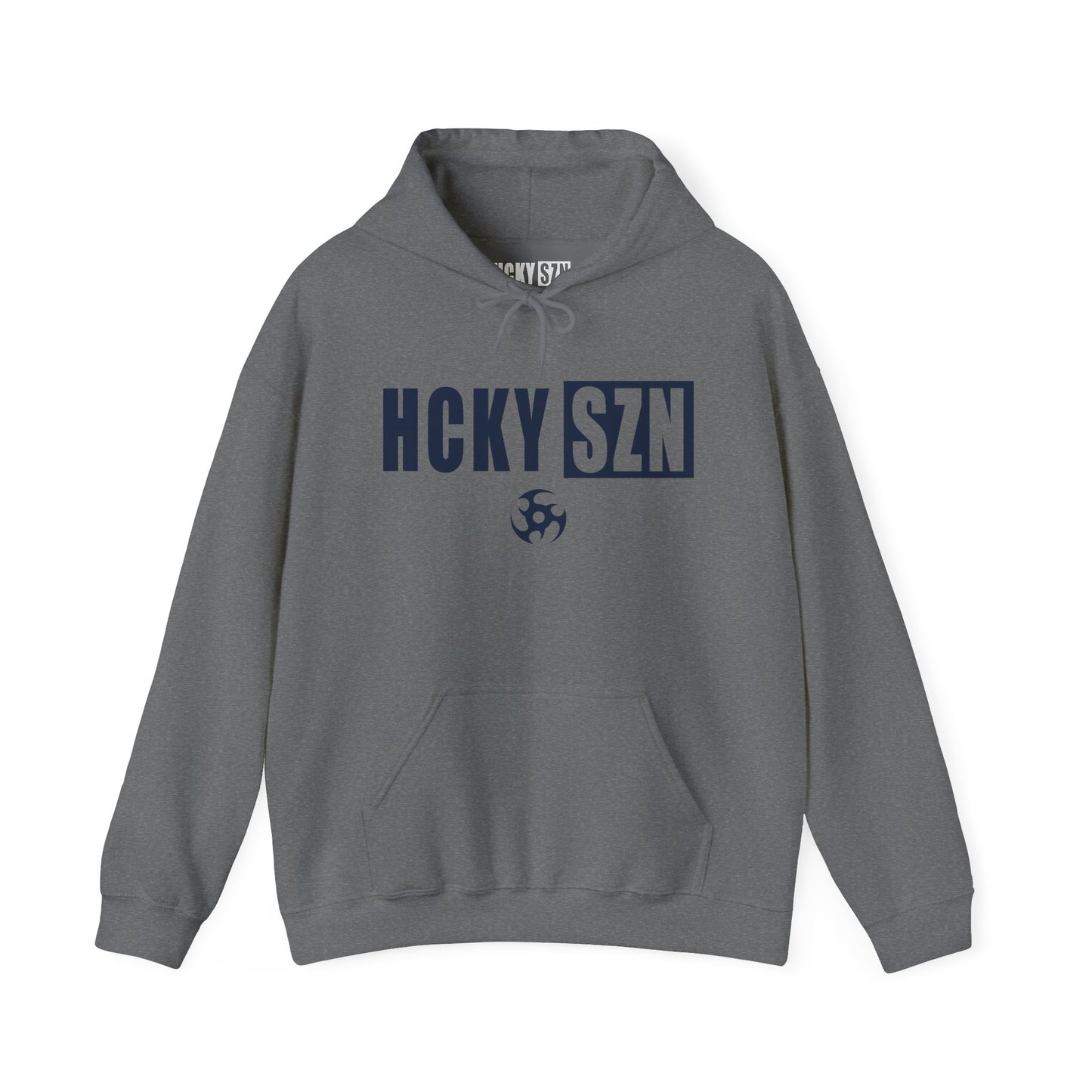 HCKY SZN (Navy Logo) Hooded Sweatshirt - Various Colors