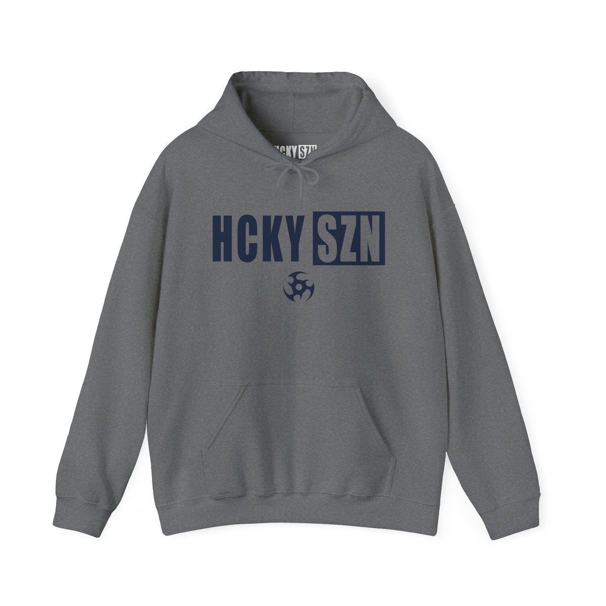 HCKY SZN (Navy Logo) Hooded Sweatshirt - Various Colors