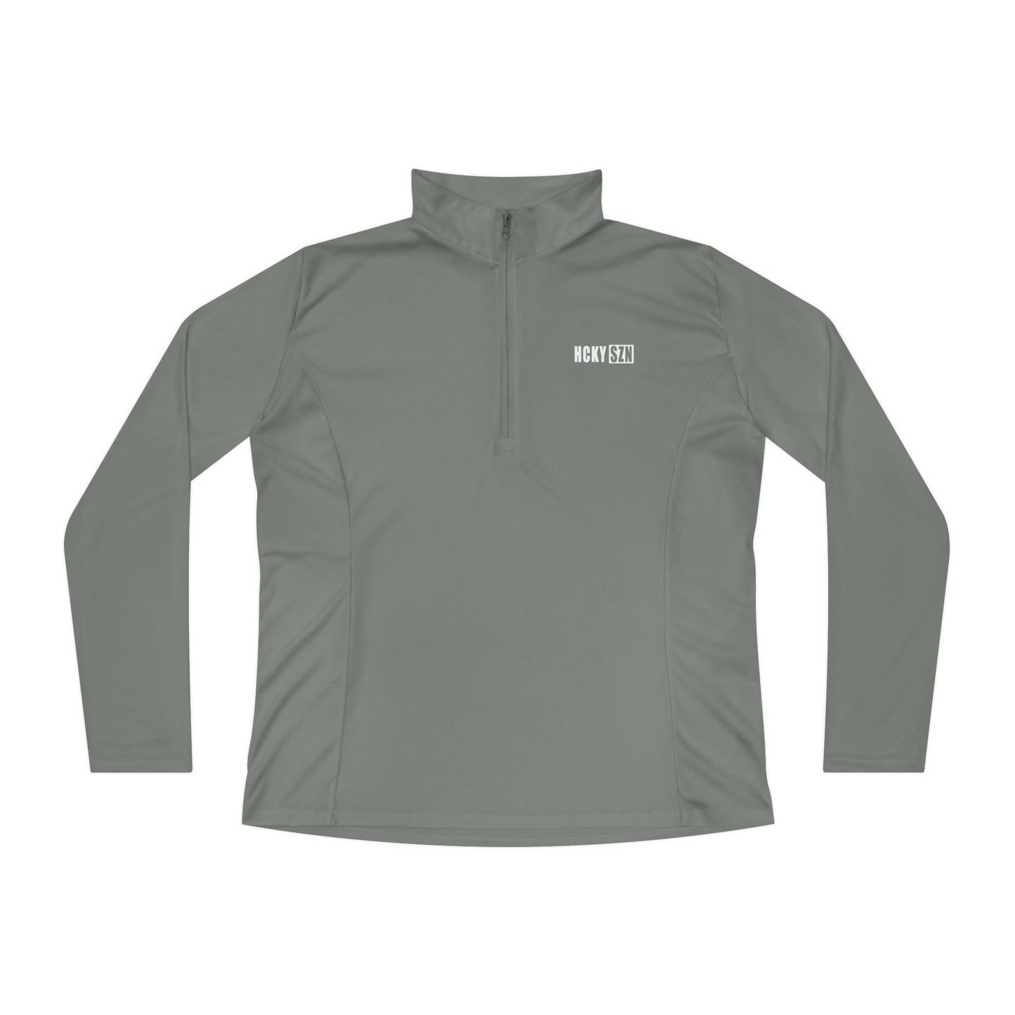 Women's HCKY SZN Quarter-Zip Pullover (Concrete Grey)