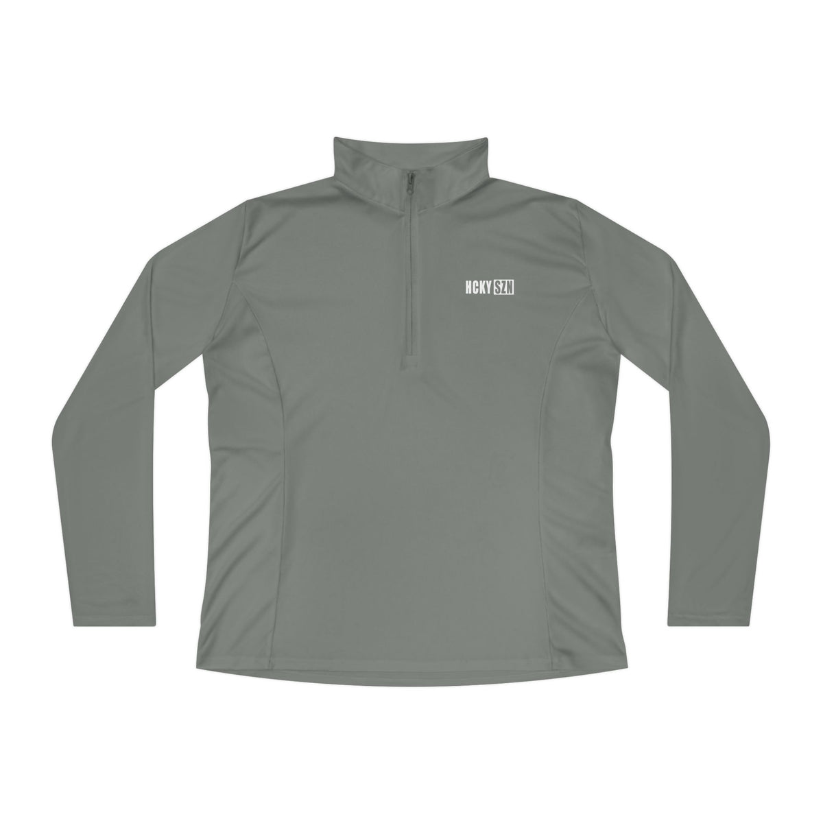 Women's HCKY SZN Quarter-Zip Pullover (Concrete Grey)