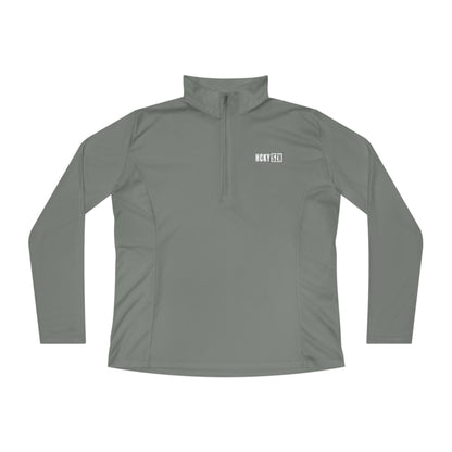 Women's HCKY SZN Quarter-Zip Pullover (Concrete Grey)