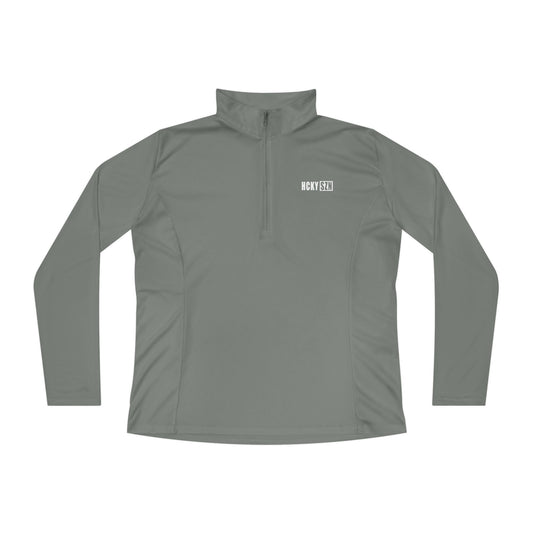 Women's HCKY SZN Quarter-Zip Pullover (Concrete Grey)