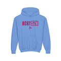 Youth HCKY SZN (Raspberry Logo) Hooded Sweatshirt - Various Colors