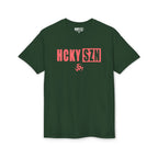 HCKY SZN Simple Star DryBlend Tee Shirt (Peach Logo) - Various Colors