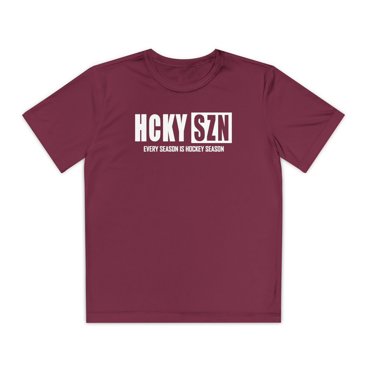 Every Season is HCKYSZN Youth Competitor Tee - White Logo