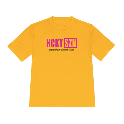 Every Season is HCKY SZN Performance Tee (Hot Pink Logo) - Various Colors