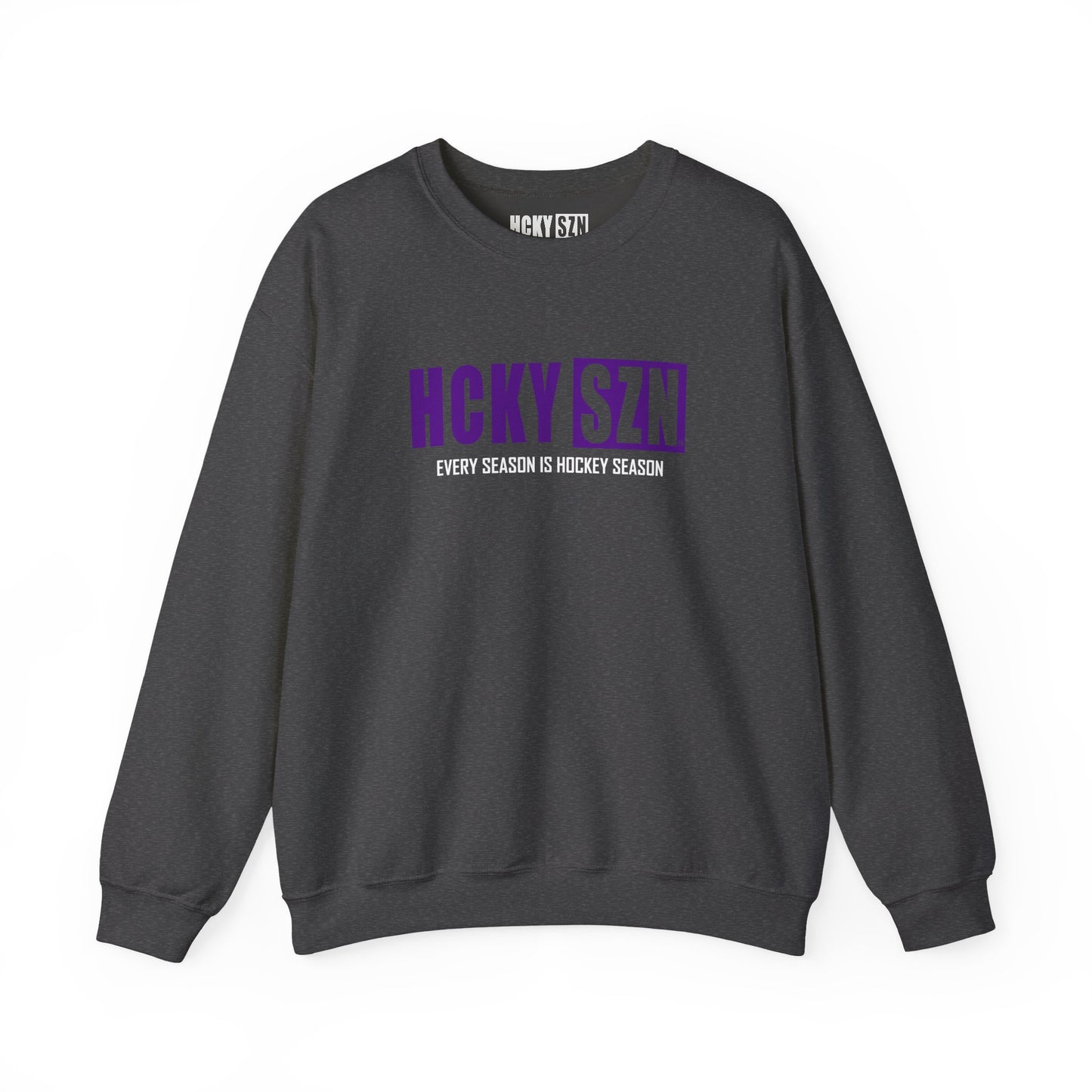 HCKY SZN Crewneck Sweatshirt (Purple Logo) - Various Colors