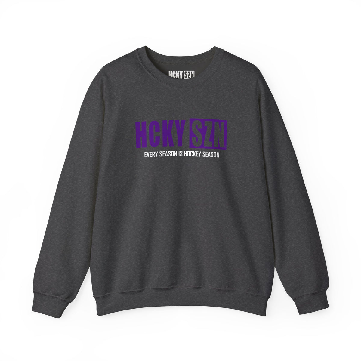 HCKY SZN Crewneck Sweatshirt (Purple Logo) - Various Colors