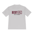 HCKYSZN (Hustle Hit) Adult Performance Tee - Silver/Maroon/Black