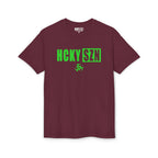 HCKY SZN Simple Star DryBlend Tee Shirt (Lime Logo) - Various Colors
