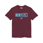 HCKY SZN Simple Star DryBlend Tee Shirt (Sky Blue Logo) - Various Colors