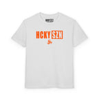 Youth HCKY SZN DryBlend Tee Shirt (Orange Logo) - Various Colors