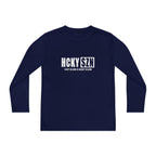 Every Season is HCKYSZN Youth Performance Long Sleeve Tee - White Logo
