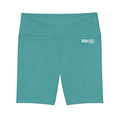 HKY SZN High Waisted Workout Shorts (Minty Green)